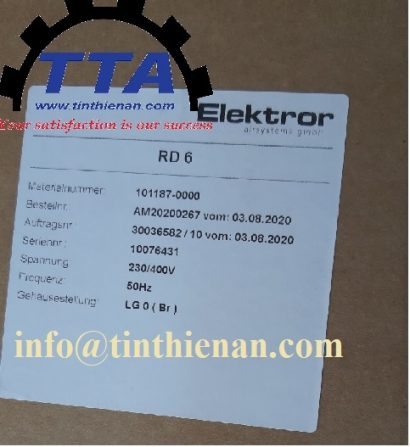 Máy thổi khí RD 6 Elektror