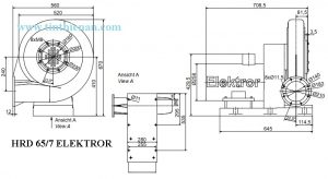 Bản vẽ kỹ thuật Elektror HRD 65/7- Tín Thiên An