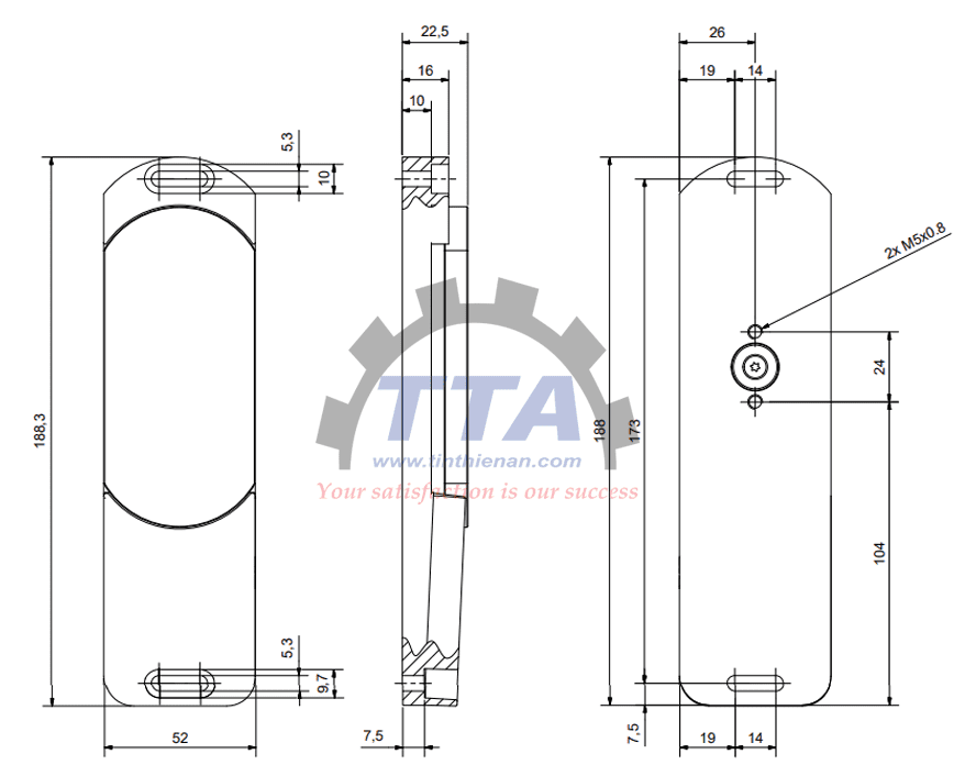 Bản vẽ kích thước PILZ PSEN sl-1.0 VA 1actuator (570650)_Tín Thiên An