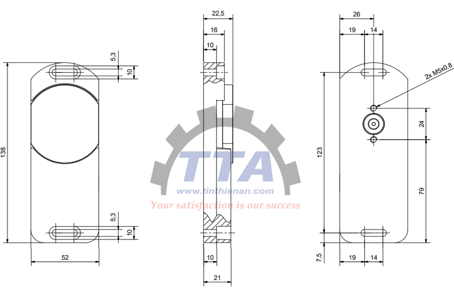 Bản vẽ kích thước PILZ PSEN sl-0.5 1.1 1actuator 570520_Tín Thiên An