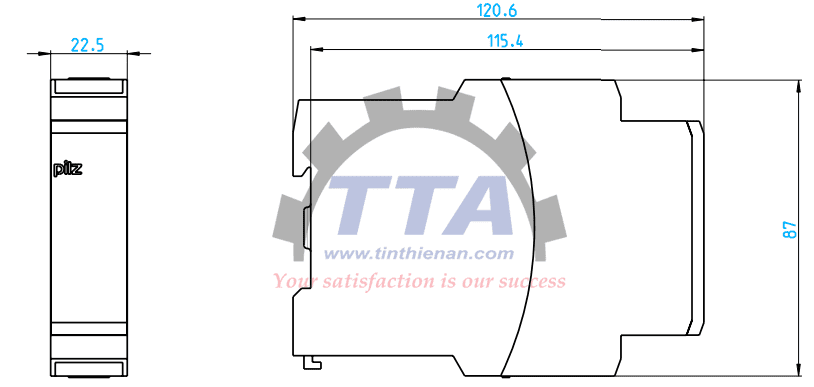 Rơ le an toàn PILZ PNOZ X7P C (787059)_Tín Thiên An