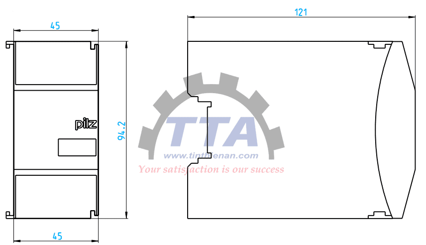 Rơ le an toàn PNOZ ma1p 2 Analog Input (773812)_Tín Thiên An