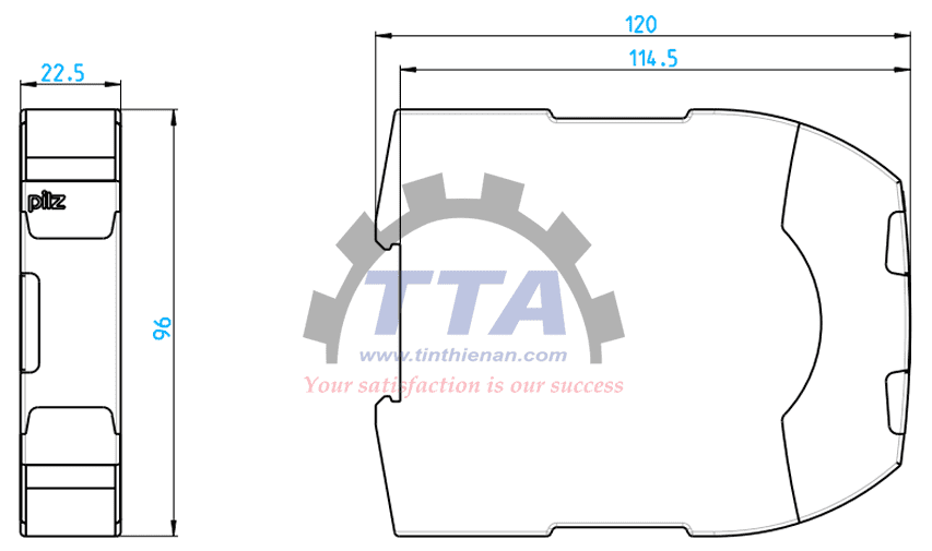 Rơ le an toàn PNOZ s22 24VDC (750132)_Tín Thiên An