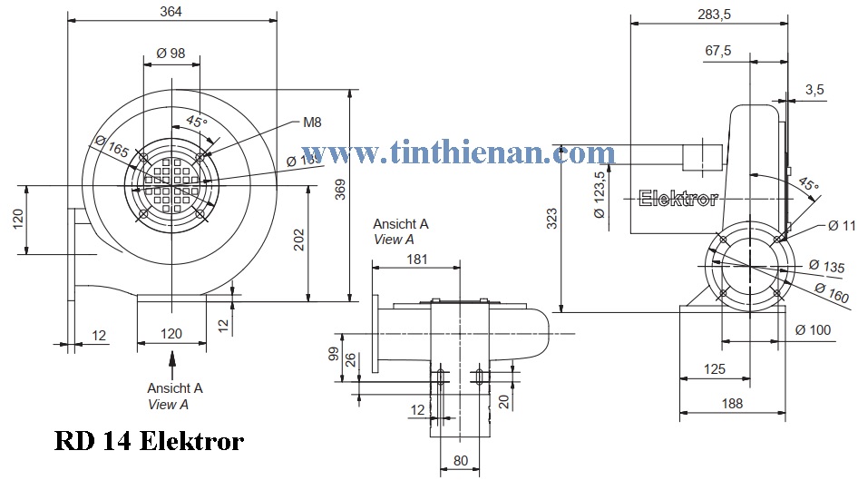 Bản vẽ kỹ thuật RD 14 Elektror Việt Nam- Tín Thiên An