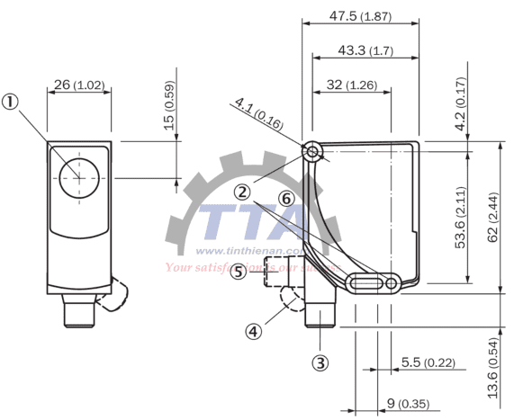 Bản vẽ kích thước SICK KTS-MB81141142ZZZZ_Tín Thiên An