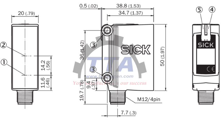 Bản vẽ kích thước SICK GL10-F4551_Tín Thiên An