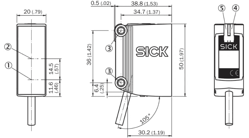 Bản vẽ kích thước SICK GL10-N1211_Tín Thiên An