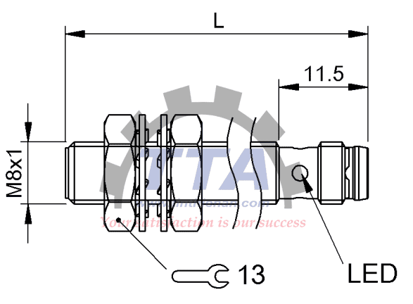 Bản vẽ kích thước BES01AU (BES 516-324-G-S49-C)_Tín Thiên An