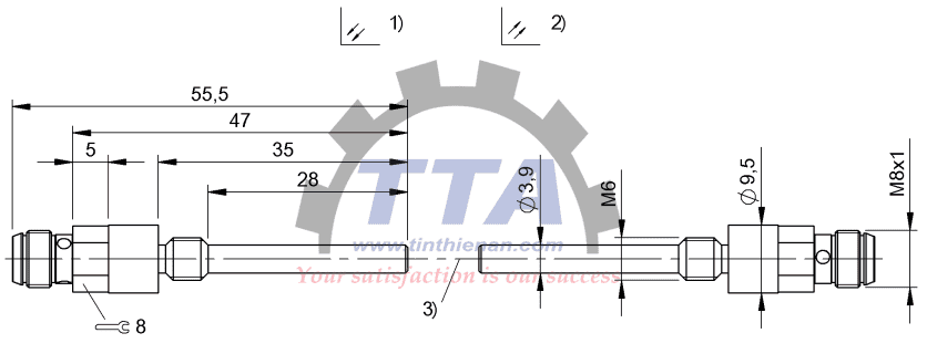 Bản vẽ kích thước BALLUFF BOH009U_Tín Thiên An