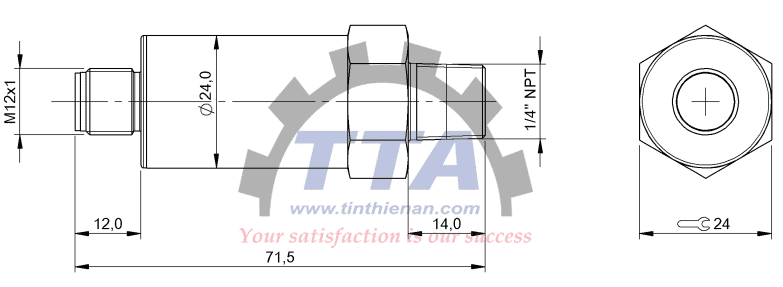 Bản vẽ kích thước BALLUFF BSP00TT_Tín Thiên An