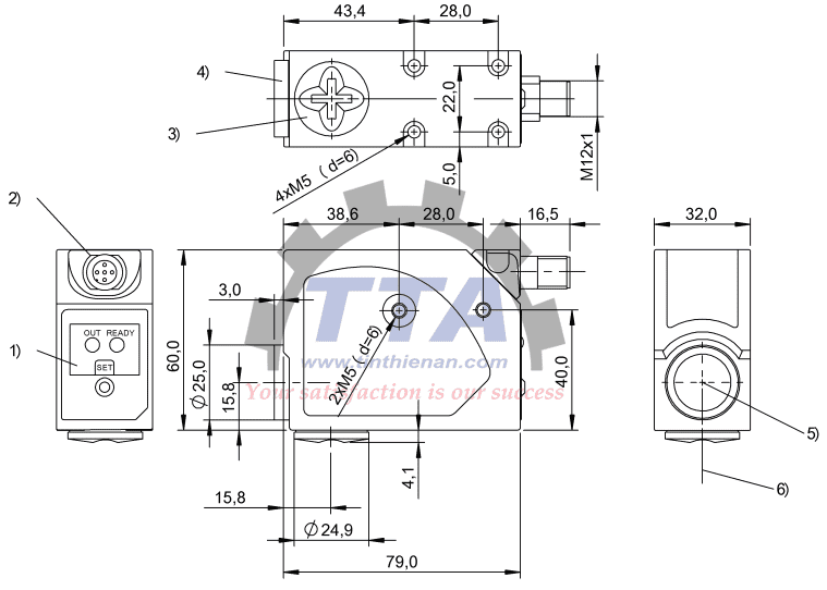 Bản vẽ kích thước BALLUFF BKT0001_Tín Thiên An