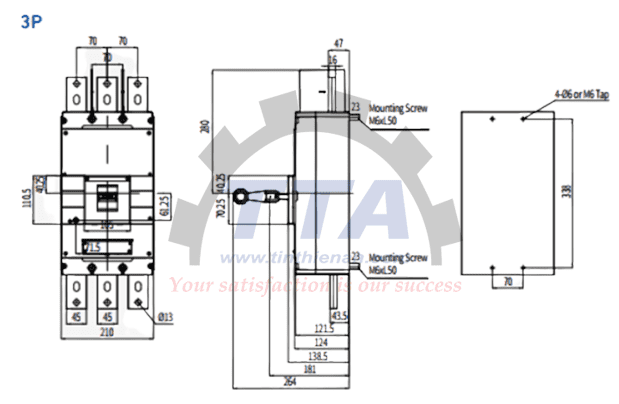 Bản vẽ kích thước HYUNDAI HGM1000S 3PENBS 3P_Tín Thiên An