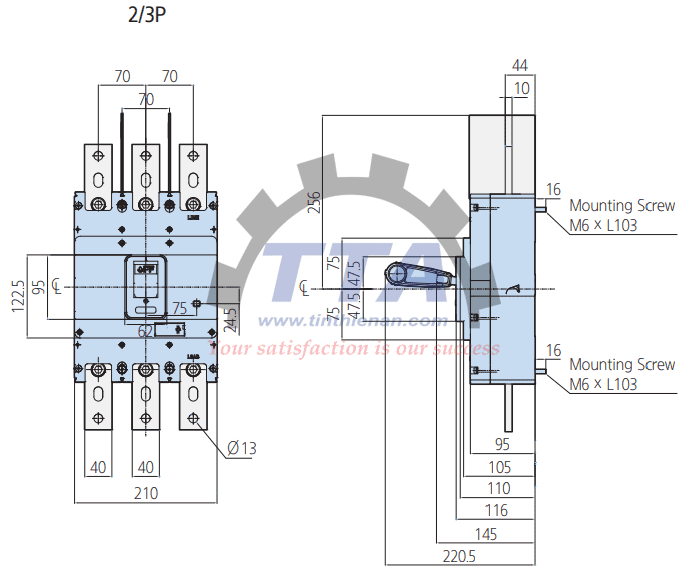 Bản vẽ kích thước HYUNDAI HGM800S-F 3P_Tín Thiên An