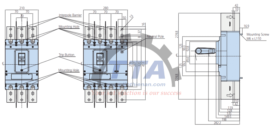 Bản vẽ kích thước HYUNDAI HGP800S 3PENS 3P_Tín Thiên An