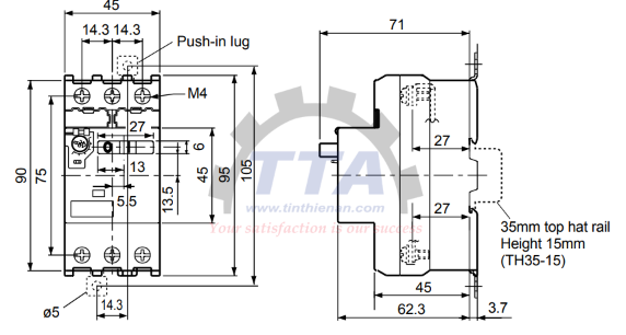 Bản vẽ kích thước CB Fuji BM3RSB-013_Tín Thiên An