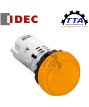 Đèn báo IDEC YW1P-1UQ4A 24V AC/DC 22mm (hổ phách)_Tín Thiên An