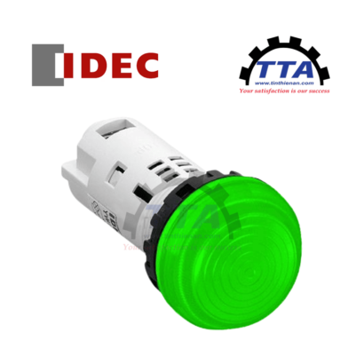 Đèn báo IDEC YW1P-1UQM3G 220V 22mm (xanh lá)_Tín Thiên An