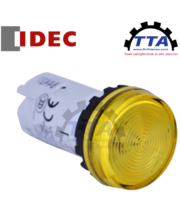 Đèn báo IDEC YW1P-1UQ4Y 24V AC/DC 22mm (vàng)_Tín Thiên An